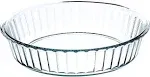 Simax - Round Tampered Glass Pie Baking Dish, 10.25 In/2.25 qt