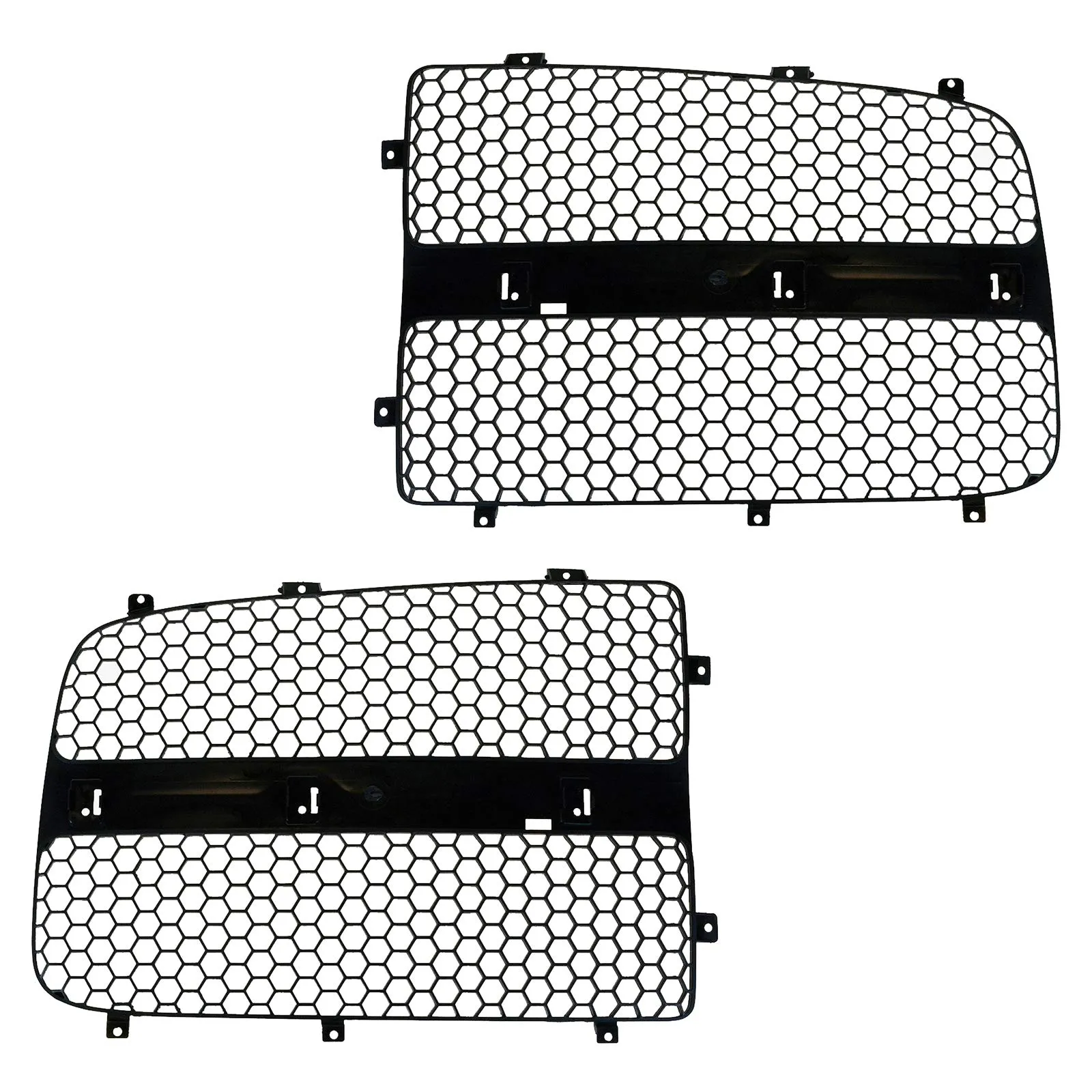 DIY Solutions Grille Insert Black Front Left & Right Pair Set for Dodge Ram 1500 2500 3500 Gri00543