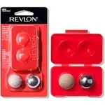 Revlon Oil Absorbing & Cooling Facial Roller Refill Pack with Volcanic & Stainless Steel Stones in Storage Case, Eco-Friendly, Easy to Clean, 1 count