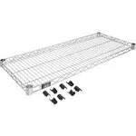 Nexel S1436C Chrome Wire Shelf 36"W x 14"D