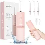 Water Flosser Dental Oral Irrigator for Home and Travel for Oral Care,USB Rechargeable Cordless Water Dental Picks for Teeth Cleaning,IPX7