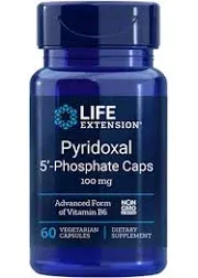 Life Extension Pyridoxal 5'-Phosphate Caps 100 mg