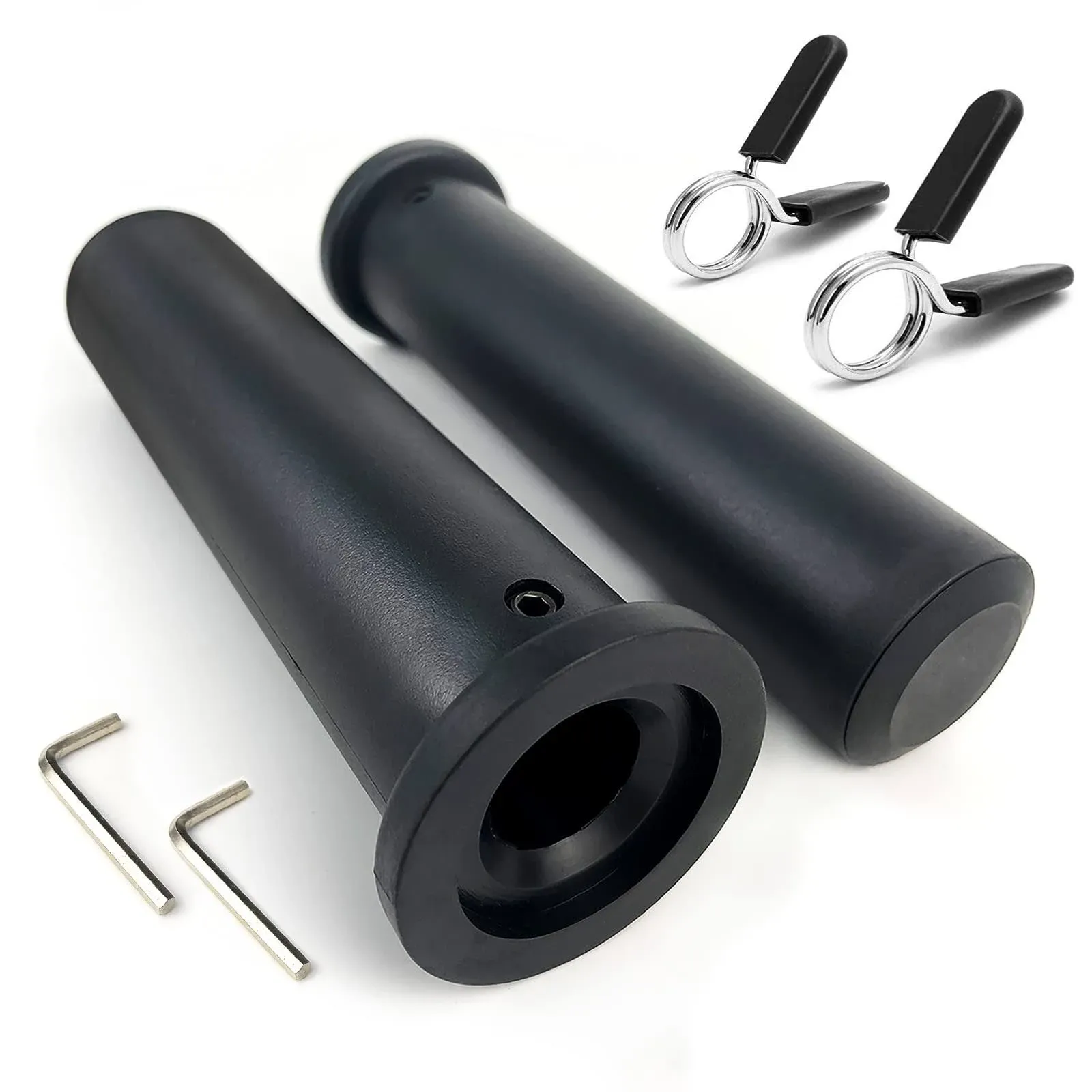 Rexhubro Olympic Adapter Sleeve (2 PCS), Contains 2 Spring Barbell Rings