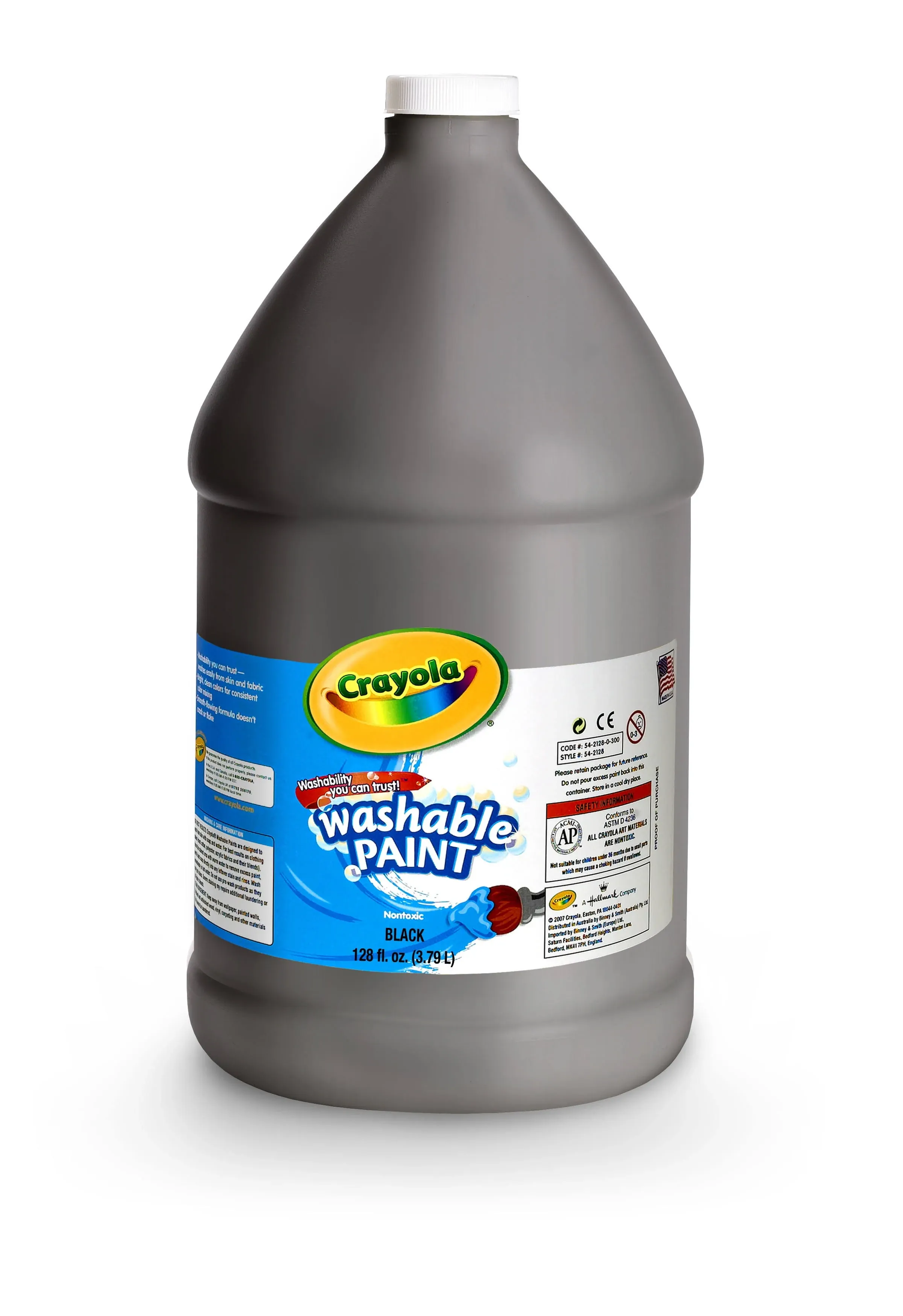 Crayola Washable Paint Gallon Black