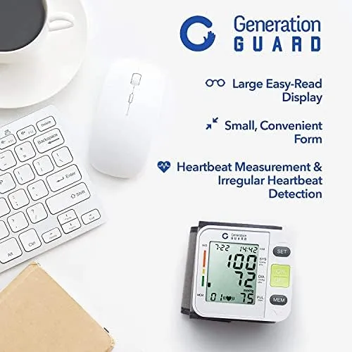 GENERATION GUARD Clinical Wrist Blood Pressure Monitor  GM-500W NEW