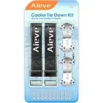 Aieve Cooler Tie down Straps Kit - Ice Chest Lock Bracket - Cooler Accessories