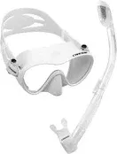 Cressi Scuba Diving Snorkel Freediving Mask Snorkel Set