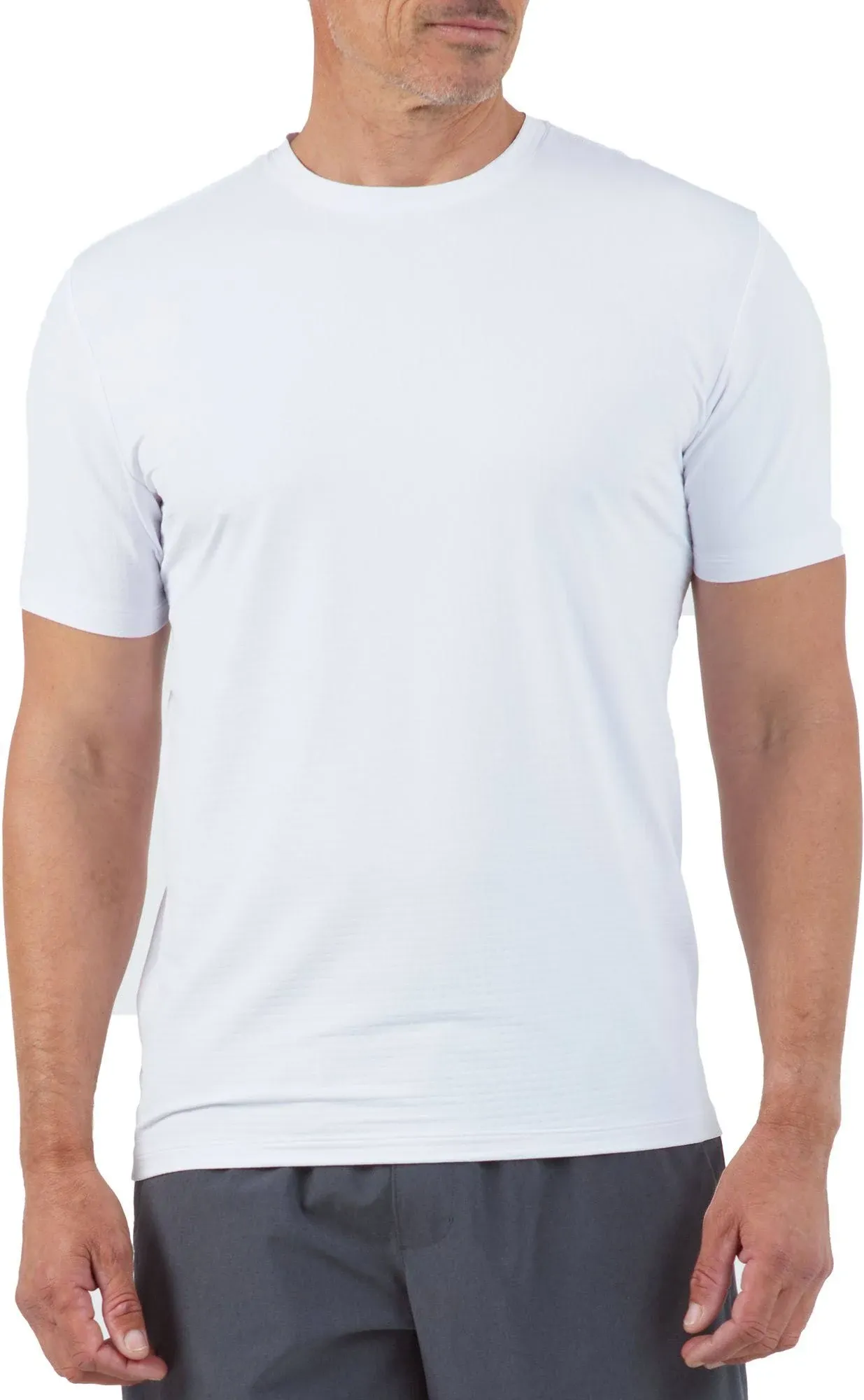 IBKUL Men's Short Sleeve Crewneck T-Shirt