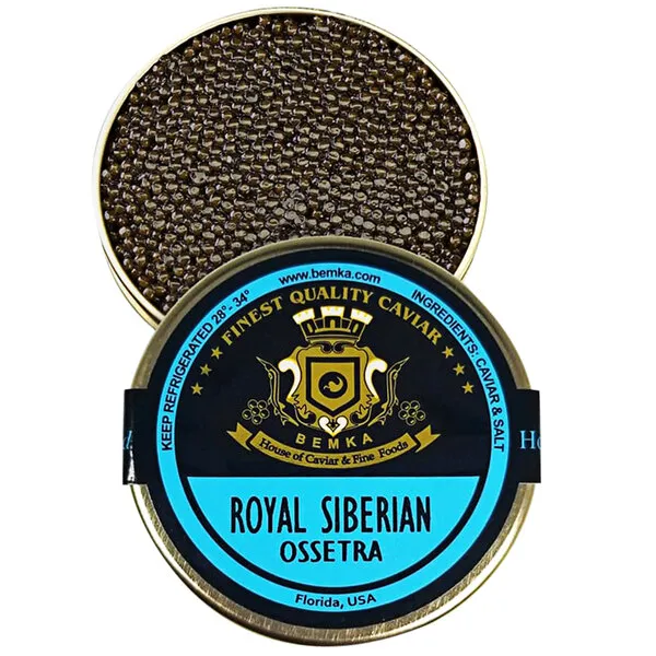 Royal Siberian Ossetra Sturgeon Caviar - 56 Gram