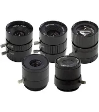 Cs-Mount Lens Kit for Raspberry Pi HQ Camera (Type 1/2.3), 6Mm to 25Mm Focal Len