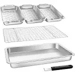 UPT Rust 6-Piece Stainless Steel Grill Basket Set