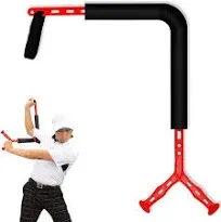 Golf Swing Motion Trainer,90-Deg<wbr/>ree and A Full Mode,Strong Red 