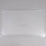 Carlisle FoodService Products 10216U07 StorPlus Full Size Polycarbonate Universal Flat Surface Food Pan Lid, Clear