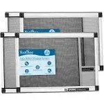 Expandable Window Screen, 2 Pack Adjustable Window Screen(18&#034; H x 25&#034; - 49&#034; W).