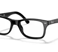 RAY BAN RX5228 5014 Black/White 53mm Eyeglasses New Authentic