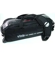 Vise 3 Ball Triple Tote Grape Green Bowling Bag