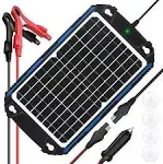 Suner Power Waterproof 12W Solar Battery Charger & Maintainer Pro