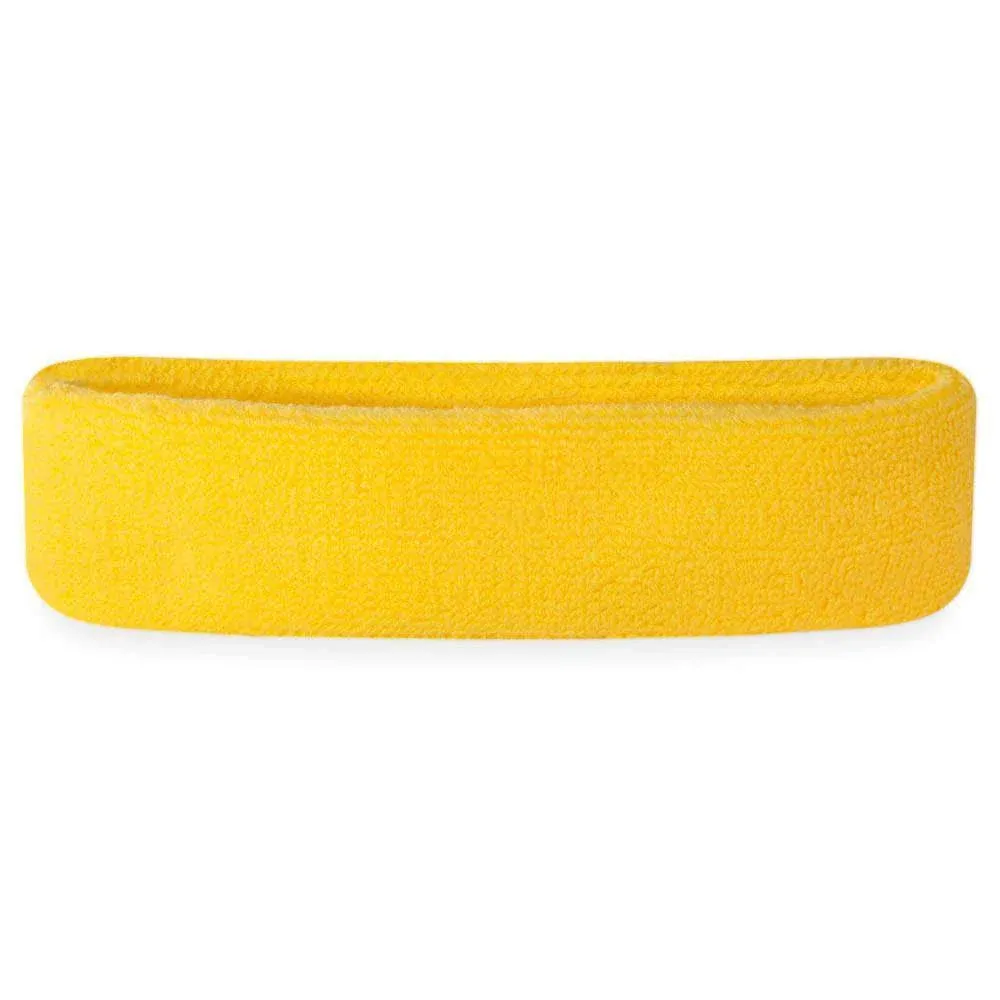 Suddora Adult Solid Color Sweatband Headband