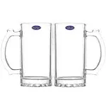 Lead-Free Beer Mug - 12 oz (Right For 1 Bottle), Set of 2