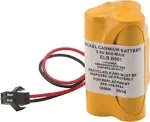 LITHONIA LIGHTING ELB B001 Battery,Nickel Cadmium,3.6V,9<wbr/>00mAh Cap.