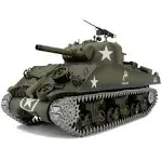 Modified TK6.0 Edition 1/16 2.4ghz Remote Control US M4A3 Sherman Tank Model(360