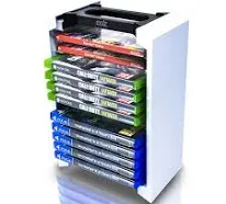 Game Storage Tower Universal Video Game Storage Stores 12 Game or