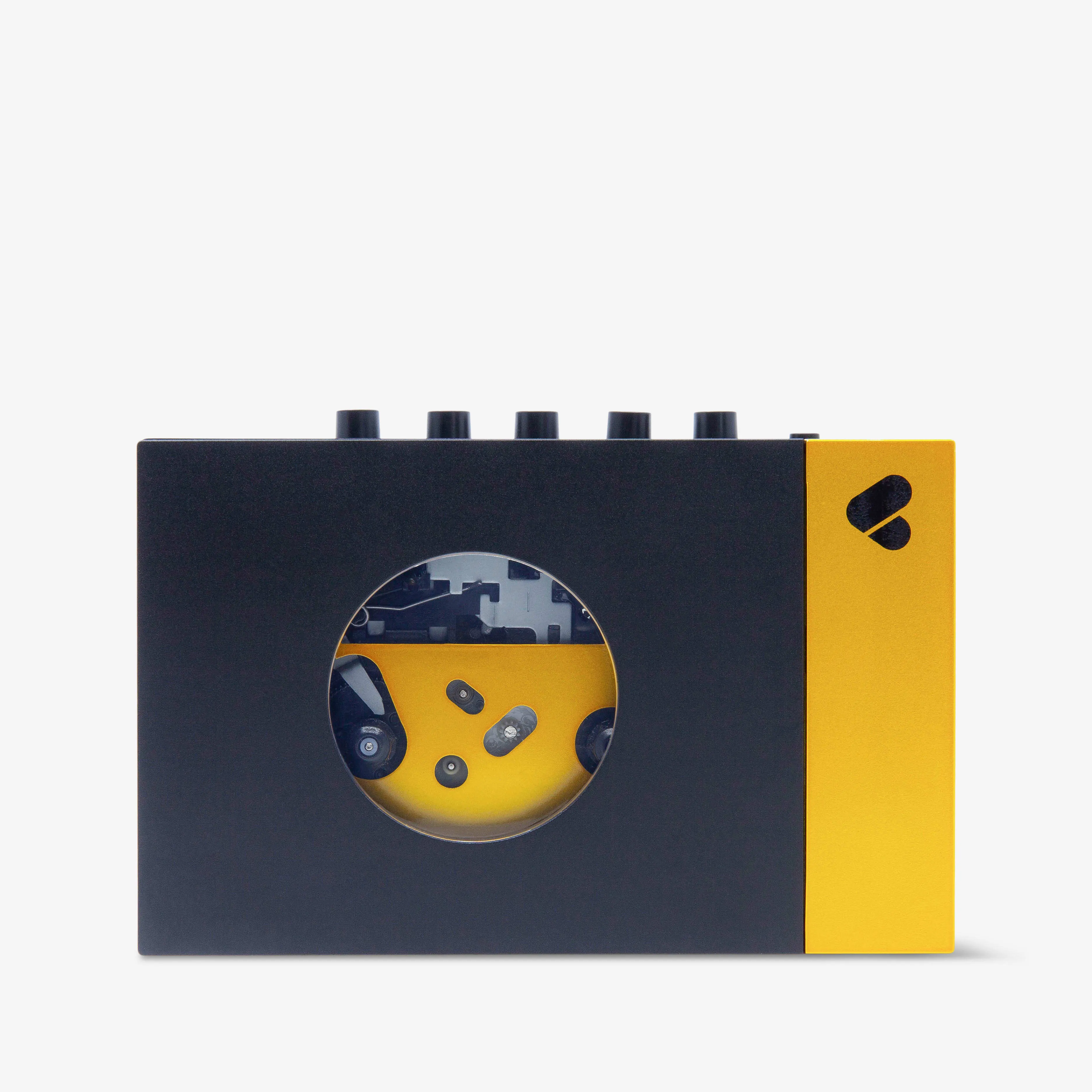 Black & Yellow Cassette Player • Amy