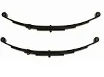 Libra Trailer Leaf Spring 4 Leaf Double Eye 1750lbs Cap for 3500lbs Axle -Set 2