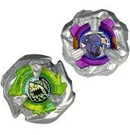 BEYBLADE X Knife Shinobi 4-80HN and Keel Shark 3-80F Dual Pack Set with 2 Right-Spinning Tops; Battling Top Toys for 8 Year Old Boys and Girls