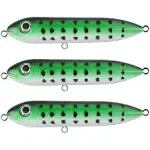 Catfish Rattling Line Float Lure for Catfishing, Demon Dragon Style Peg for Santee Rig Fishing, 4 inch (3-Pack, Threadfin Shad)