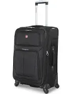 Expandable Softside Roller Luggage - Checked-Medium 25-Inch | Teal