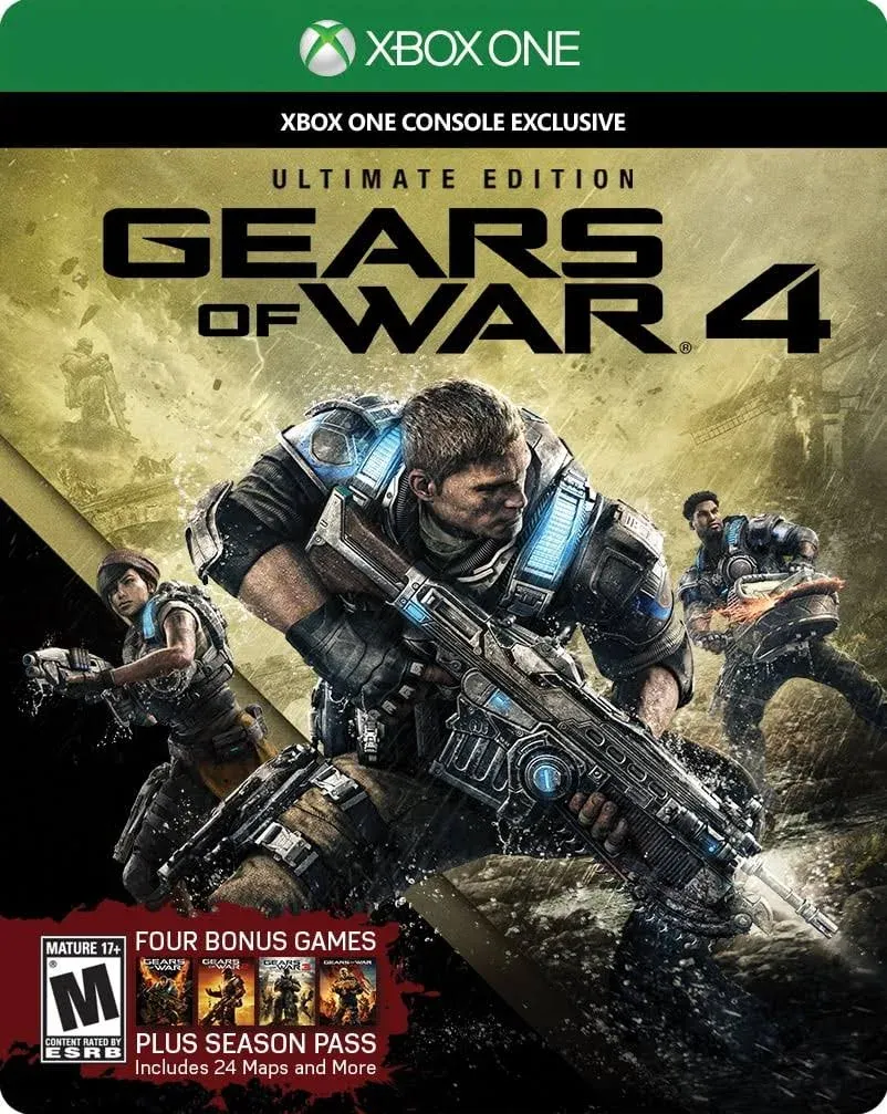 Gears of War 4: Ultimate Edition (Includes SteelBook with Physical Disc + Season Pass + Early Access) - Xbox One