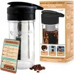 Masontops Wide Mouth Teal Cold Brew Coffee Kit with Jar