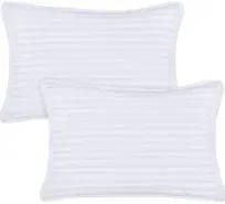 Utopia Bedding Toddler Pillow (White, 2 Pack), 14x19 Small Pillow for Kids, Soft and Breathable Cotton Blend Shell, Polyester Filling, Perfect for