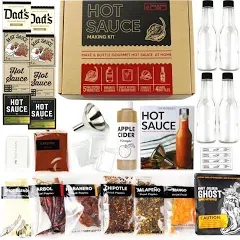 millhouse spice co. Ultimate Edition Hot Sauce Making Kit 6 Varieties of Peppers Ghost pepper