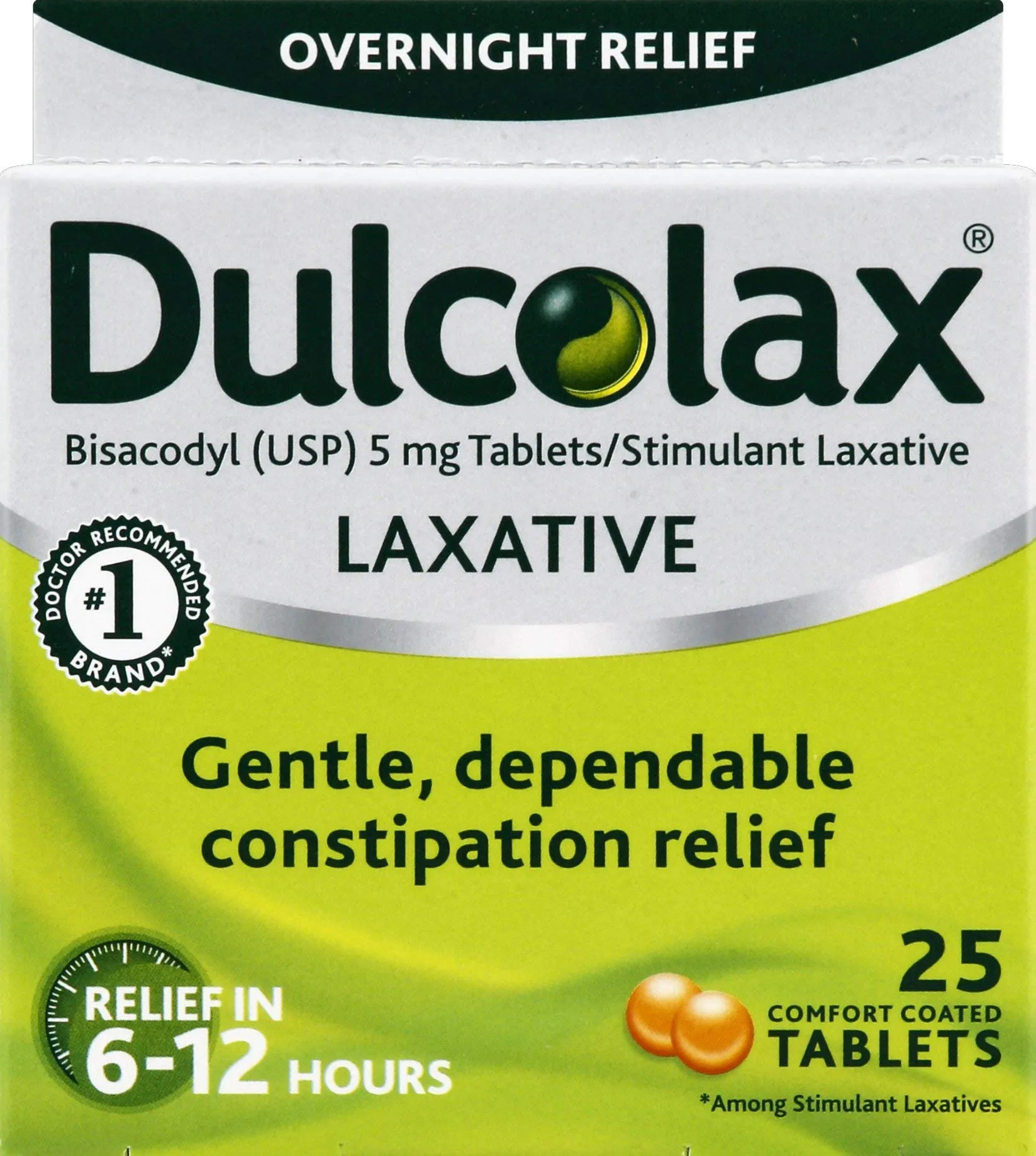 Dulcolax Stimulant Laxative Tablets 25 Comfort Coated Tablets Exp. 06/2026