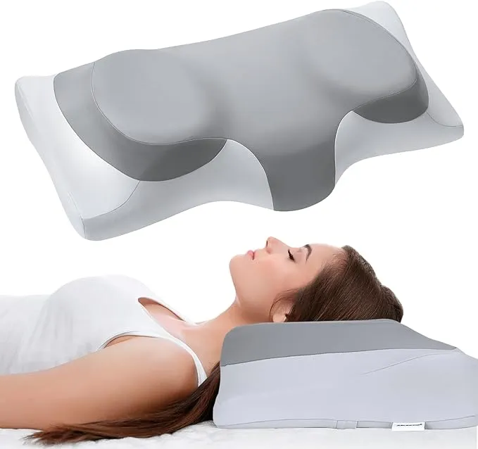 Ablegrid Cervical Neck Pillow for Shoulder Pain Relief Neck Support Pillow for Sleeping