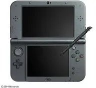 Nintendo 3DS LL metalic black console handheld System New from Japan