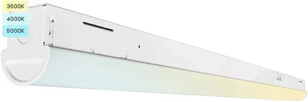 Luxrite 4' Slim Selectable CCT Linear LED Shop Light