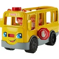 NIB FISHER PRICE LITTLE PEOPLE SIT WITH  ME SCHOOL BUS