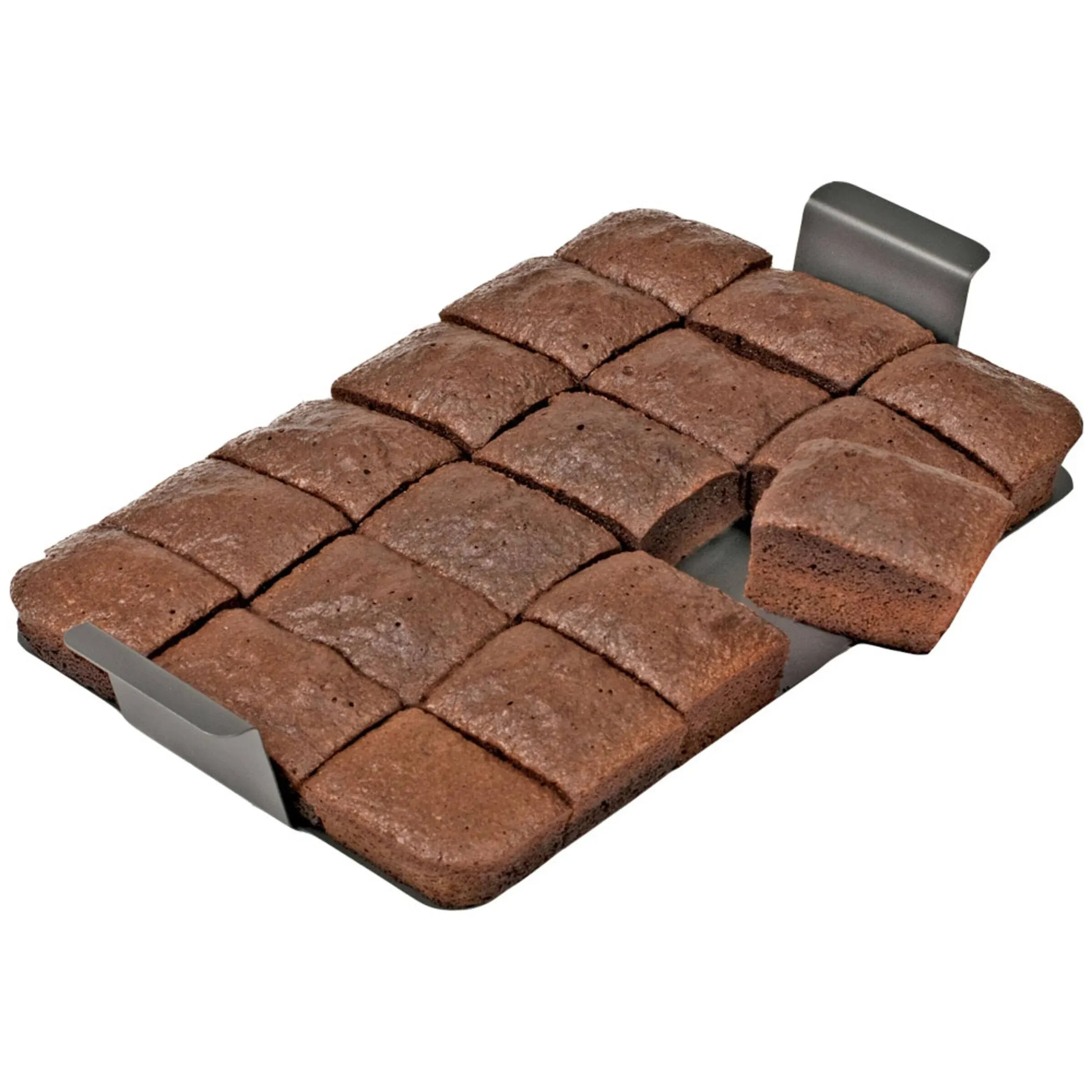 Chicago Metallic Slice Solutions Brownie Pan