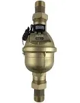 DAE VM-150P 1.5” Positive Displacement Water Meter,Pulse Output,Gallon+<wbr/>Couplings