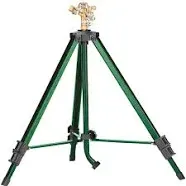 Orbit Heavy Duty Brass Lawn Impact Sprinkler on Tripod Base, Water Yard - 58308N