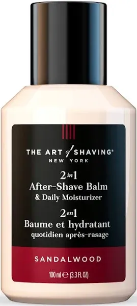 THE ART OF SHAVING Sandalwood After-Shave Balm, 1 Oz 4 Pack