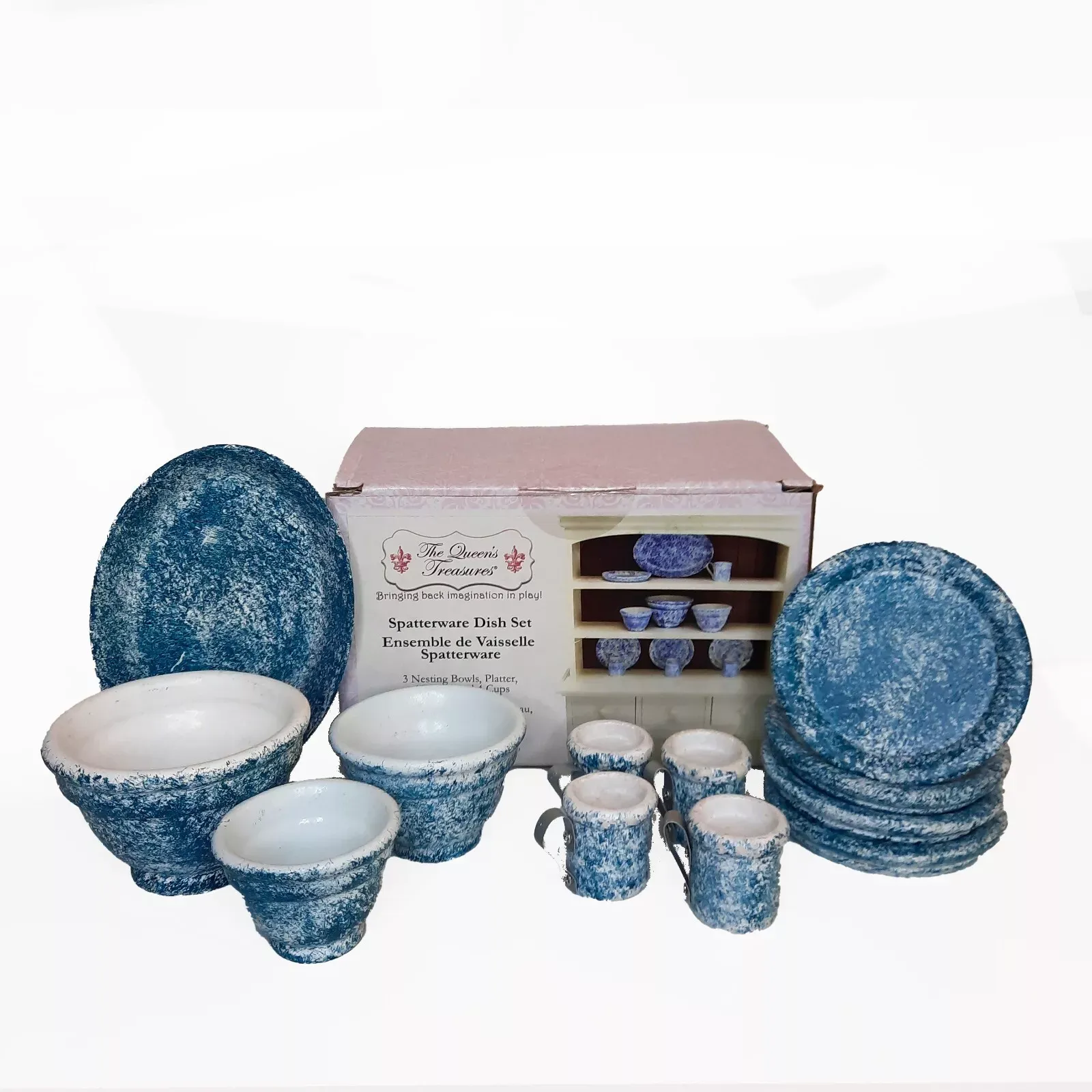 The Queens Treasure 18 In Doll Dishes and Kitchen Serving Set Fits American Girl