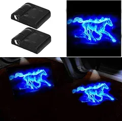 Car Door Lights Logo Projector, 2pcs Car Door Projector Lights Welcome Courtesy Ghost Shadow Lamp Fit for All Car Models by FLYEEGO