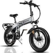 Folding Electric Bike for Adults 1200/1400W Peak Motor, 30/28MPH 60 Miles,720WH Battery 20x 4.0 Fat Tire Foldable Ebike with NFC/Anti-Theft/Hydraulic Brakes/APP UL Certified Electric Bicycles