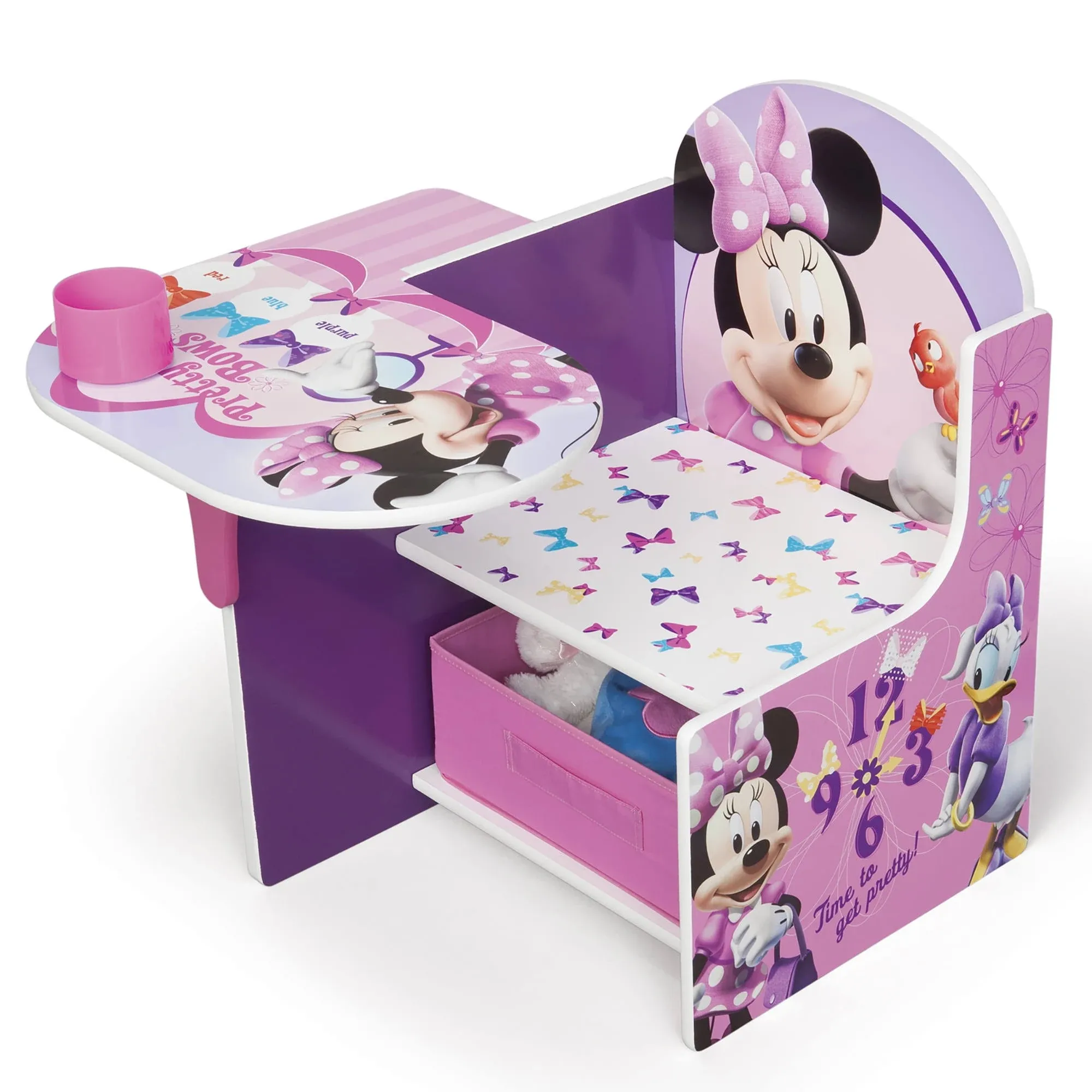 Delta Children Chair Desk With Storage Bin, Disney Minnie Mouse