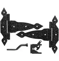 National Hardware V8412 Spear Gate Kit - Black