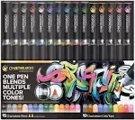 Chameleon Art Products 15 Pens + 10 Color Tops 25-Pen Deluxe Set